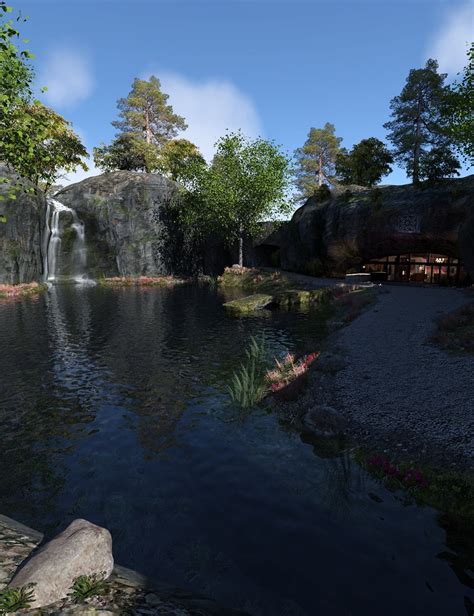 Pw Cave House ⋆ Freebies Daz 3d