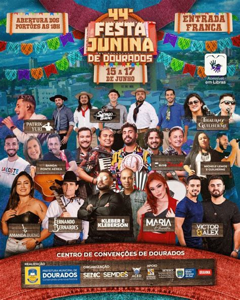 Artistas Regionais T M Espa O Garantido Na Festa Junina De Dourados