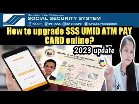 How To Upgrade SSS UMID PAY CARD In 2023 YouTube