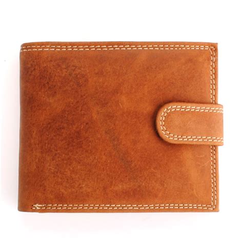 Hnědá kožená peněženka na prodejnách Ostrava, Plzeň, Praha