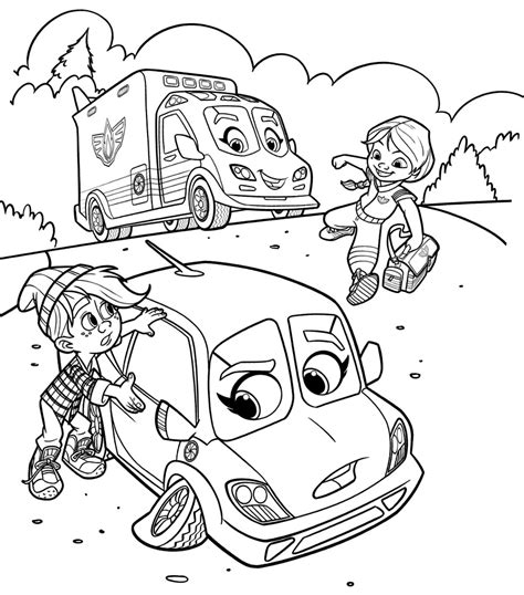 Firebuds Coloring Pages - Coloring Home