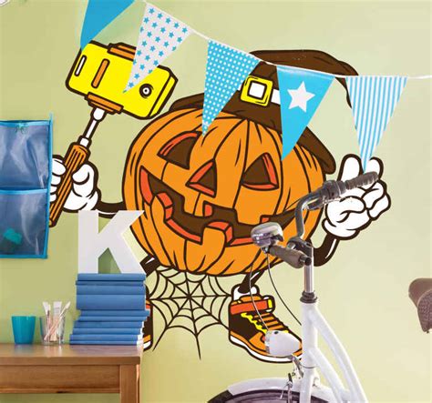 Autocolantes Decorativos De Halloween Sinal Da Paz Do Halloween