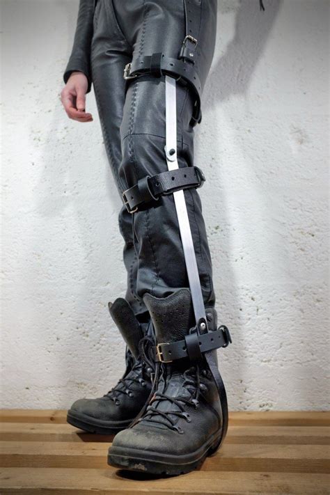 Throwback The Vontoon Leg Brace Made From Aluminium Bar To Keep It