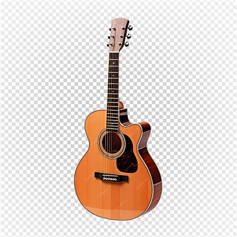 Guitarra Acústica Aislada Sobre Fondo Transparente Guitarra Png Clipart