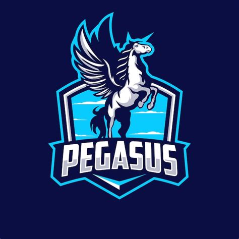 Premium Vector Pegasus Mascot Logo