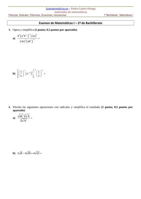 PDF 04 Potencias Radicales Polinomios Ecuaciones Sistemas