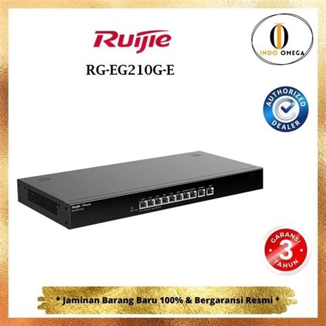 Jual Ruijie Reyee Rg Eg210g E Reyee Cloud Managed Router Black Di