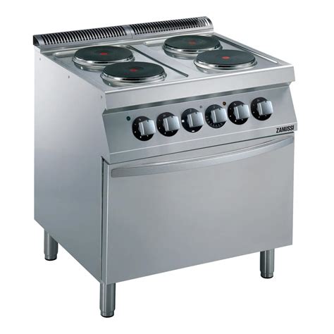 Modular Cooking Range Line EVO700 4 Hot Plates Electric Boiling Top Range On Electric Oven