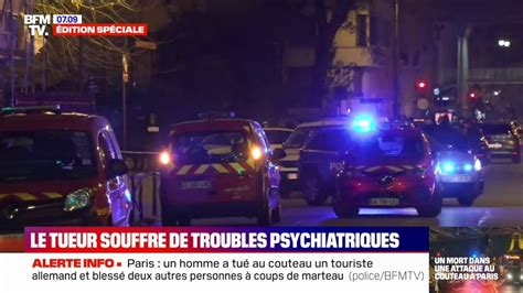 Attaque au couteau à Paris l assaillant souffre de troubles