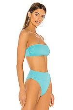 Beach Riot X Revolve Kelsey Bikini Top In Turquoise Revolve