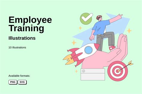 Employee Training Illustration Pack - 10 People Illustrations | SVG ...