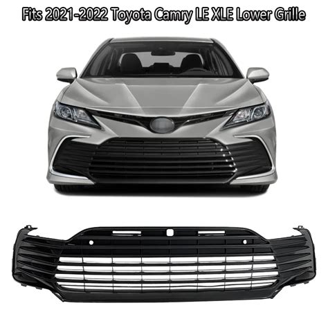 Main Grille For 2021 2022 Toyota Camry Le Xle Front Black Mesh Bumper