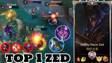 Wild Rift Zed Top 1 Zed Gameplay Rank Challenger Youtube