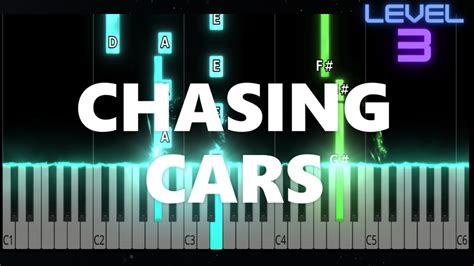 Chasing Cars Snow Patrol Intermediate Piano Tutorial Youtube