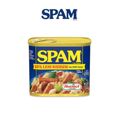 SPAM Less Sodium Luncheon Meat 340g Goh Joo Hin Pte Ltd