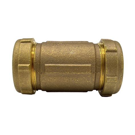 1 12 Long Brass Compression Coupling Lead Free Wal Rich Corporation