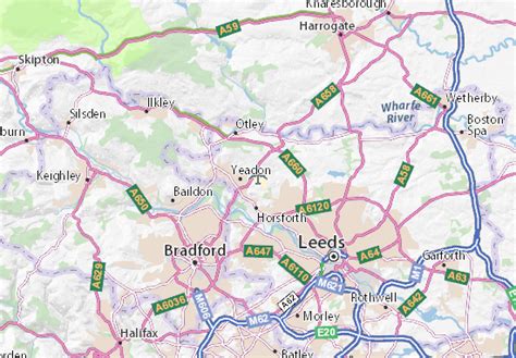 MICHELIN Leeds-Bradford Airport map - ViaMichelin