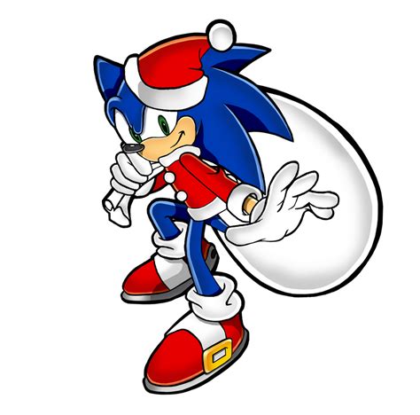 Santa Sonic By Lightningchaos2010 On Deviantart