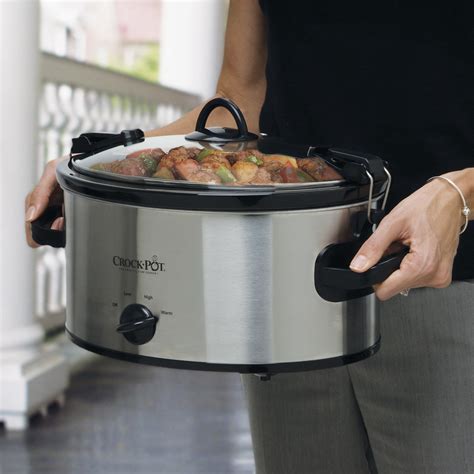 Customer Reviews Crock Pot 60 Quart Cook And Carry™ Slow Cooker Manual Sccpvl600 S Best Buy