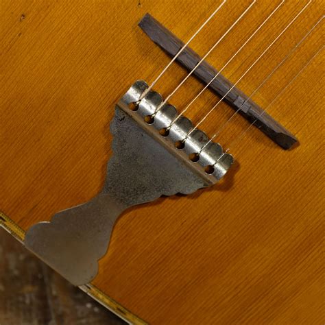 1910s Harmony Made Fancy Tailpiece Parlor Guitar