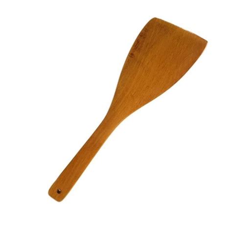 Pelle En Bois à Long Manche Pour Cuillère à Spatule Almenclan