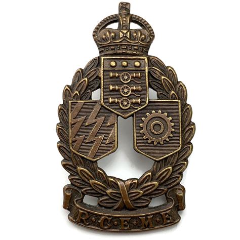 Ww2 Royal Canadian Electrical And Mechanical Engineers Corps Rceme Cap