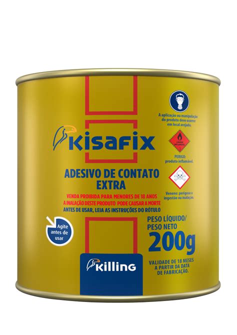 COLA CONTATO KISAFIX EXTRA 2 8kg KILLING Casa Das Colas Diversos