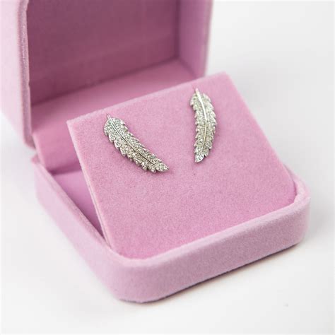 Серьги стерлинговое серебро перышки на все случаи жизни в Iris Wish