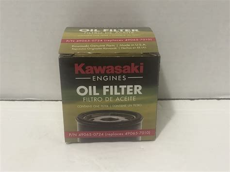 Kawasaki Engines Oil Filter Pn 49065 0724 Replaces 49065 7010 Ebay