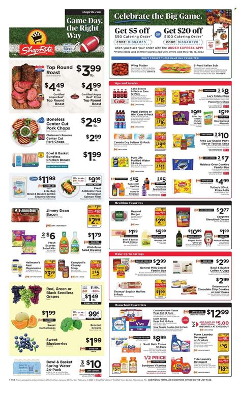 Shoprite Pa Weekly Ad Flyer Specials January To February