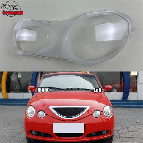 Cubierta De Faro Delantero Para Chery QQ6 M Scara Transparente Carcasa