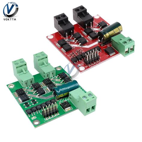 KNACRO Dual DC Motor Drive Module With Optocoupler Isolation 12V 24V 7A