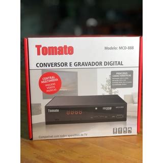 Conversor Digital Hd E Gravador Tomate Tv Digital Visor Shopee Brasil