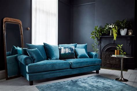 Turquoise Velvet Sofa Bed - For Bannajohanna