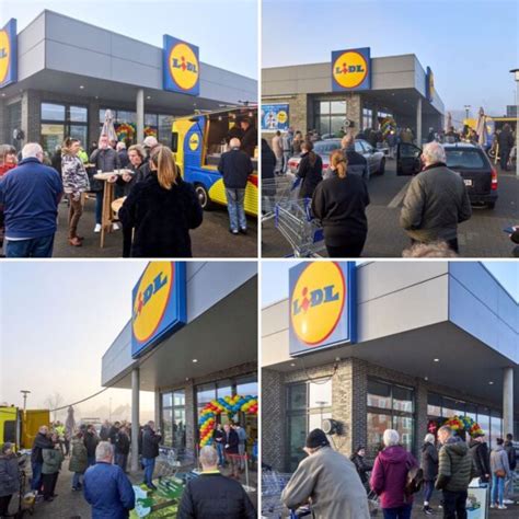 Kø Til Morgen I Hadsund Mange Ville Se Den Nye Lidl Butik