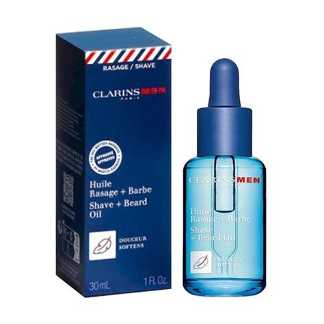 Мужское масло для бритья Clarins Men Shave + Beard Oil двойного ...