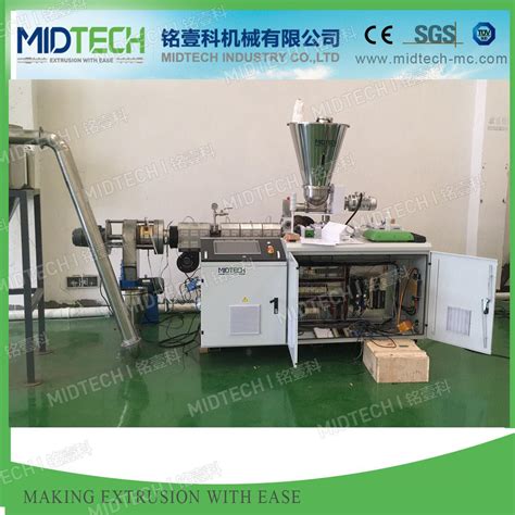 Plastic WPC PVC SPVC Hot Cutting Granulator Extrusion Extruder Making Machine China PVC