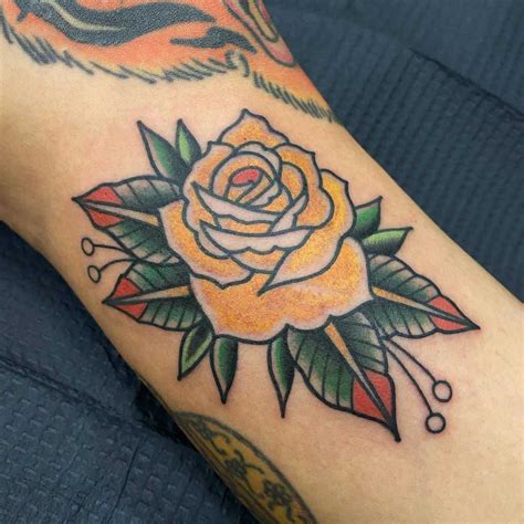 The Top 31 Yellow Rose Tattoo Ideas 2021 Inspiration Guide