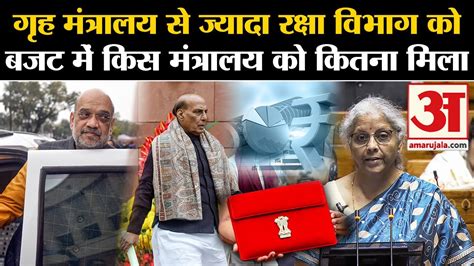 Budget 2024 Amit Shah स तन गन जयद बजट Rajnath Singh क वभग क