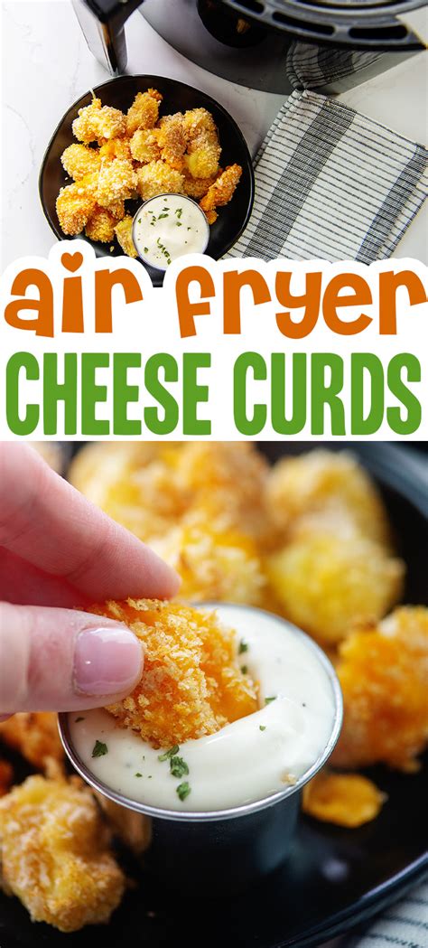 Homemade Air Fryer Cheese Curds