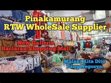 Pinakamurang Wholesale Supplier New Galleria Baclaran Shopping Mall