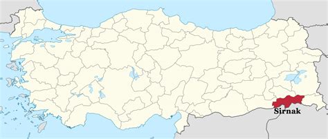 Şırnak Haritası