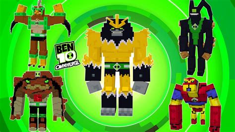 Novos Modelos Addon Do Ben Omniverse V No Minecraft Youtube