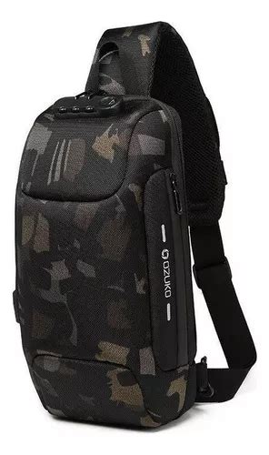 Bolsa Mensageiro Ozuko Grande Mochila Imperme Vel Masculina