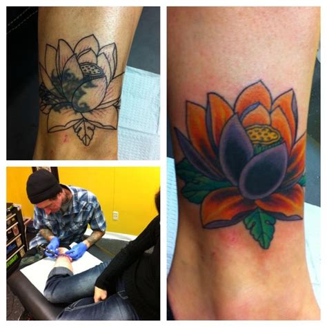 My Lotus Flower Tattoo Cover Up Tattoos Pinterest