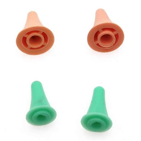 Rubber Cone Shaped Crocheting Knitting Needles Cap Tips Point