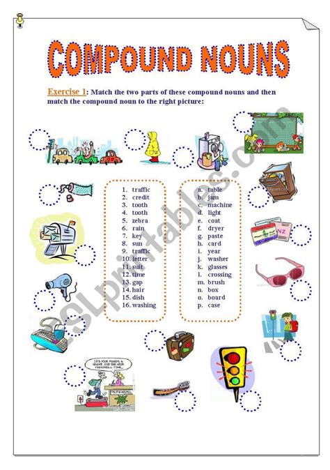 Compound Nouns Exercises