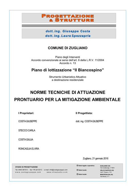 Pdf Norme Tecniche Di Attuazione Prontuario Per E Prontuario