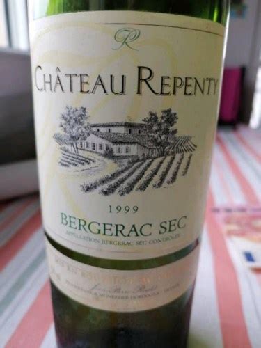 Ch Teau Repenty Bergerac Sec Vivino Us