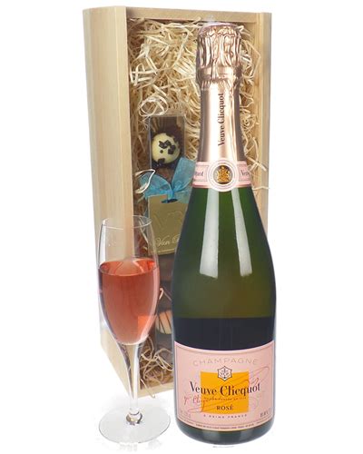 Veuve Clicquot Rose Champagne And Chocolates Gift Set Next Day